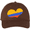 Brown Heart Design, variant on Colombia Soccer Soft Cotton Relaxed Adjustable Cap
