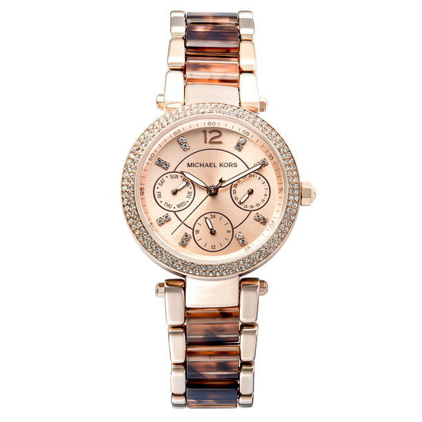 Michael Kors Parker Rose Gold-Tone Stainless Watch MK6834 - Walmart.com