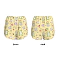 thumbnail image 5 of Lsque Frog Bee Printed Women's Running Shorts with Liner Pockets,Elastic Quick Dry Workout Athletic Gym Yoga Shorts,Womens High Waist Shorts-XX-Large, 5 of 9
