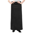thumbnail image 3 of Women's Long Ankle Length Stretch Corduroy A-Line Panel Skirt, 3 of 7