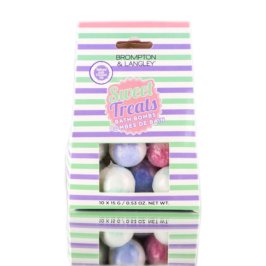 Upper Canada Soap Brompton & Langley Sweet Treats Bath Bombs 10 pk