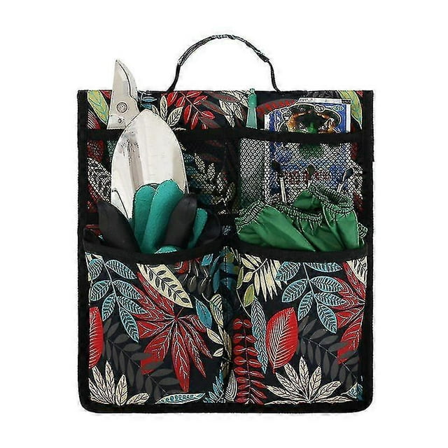 Garden Kneeler Tool Bag, Portable Gardening Tote Bag, Oxford Garden Storage Organizer For Kneeling Chair And Garden Stool Printing