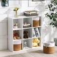 thumbnail image 5 of Cesta de Cuerda de Algodón PERFECT SPACE Modelo CC25 (25x25 cm, Plegable, Arpillera Mixta Blanco, Decoración Moderna, Interior/Hogar), 5 of 5