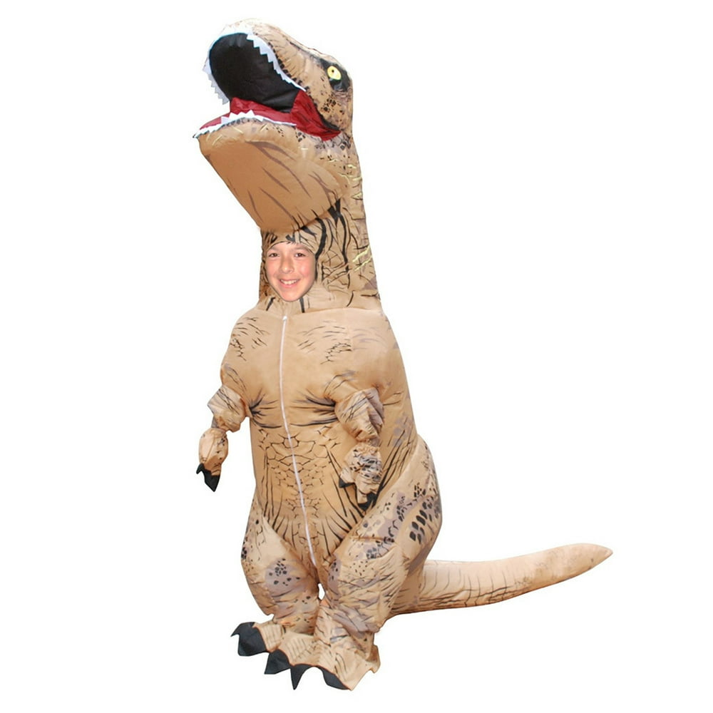 Skinz Kids Mega Suit Inflatable Zentai Costume TRex Dinosaur Small