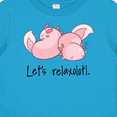thumbnail image 4 of Inktastic Let's Relaxolotl with Sleeping Axolotls Boys or Girls Baby T-Shirt, 4 of 5