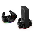thumbnail image 4 of RGB Cooling Stand Charging Station for Xbox Series S Accessories with 2x3360mWH Rechargeable Battery Xbox Series S Cooling Fan with Dual Controllers Charging Dock, 3 Adjustable Fans Speed,Black, 4 of 5