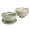 Matcha Green & Sand, variant on INFUSE 8 Piece Set Large Stoneware Ramen Bowl Noodles Pho Soup Dinner with Chopsticks Plates/Lids, Matcha Green & Sand