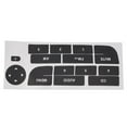 thumbnail image 6 of Front Radio Button Repair CD Decals Stickers Replacement For Fiat Grand Punto, 6 of 10