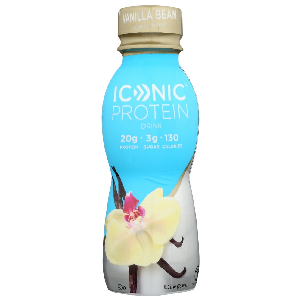 Iconic Protein Protein Drink, Vanilla Bean, 11.5 Fl. Oz.