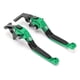 thumbnail image 1 of Palancas de embrague de freno de motocicleta de 2 piezas Reemplazo de aleación de aluminio CNC ajustable para FORZA 250/300/350 2018-2021Verde, 1 of 5
