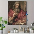 thumbnail image 4 of Qisvanset Wisdom Sage Enlightenment Canvas Wall Art 15.75x11.81 Inches, 4 of 8