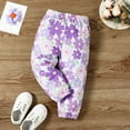 thumbnail image 5 of oqasdz Girls Outfits Set Toddler Long Sleeve Floral Print Hoodie And Pants Two Piece Outfit For Baby Casual Playwear Fall Winter/12-18 Months, 5 of 9