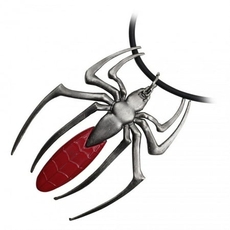 Gemstone Medallion Necklace - Spider Stainless Steel Necklace With Hidden Blade Medallion Knife Mini