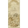 thumbnail image 2 of Charles-Joseph Natoire 12x24 Gold Ornate Framed and Double Matted Museum Art Print Titled - Assumption of the Virgin, 2 of 4