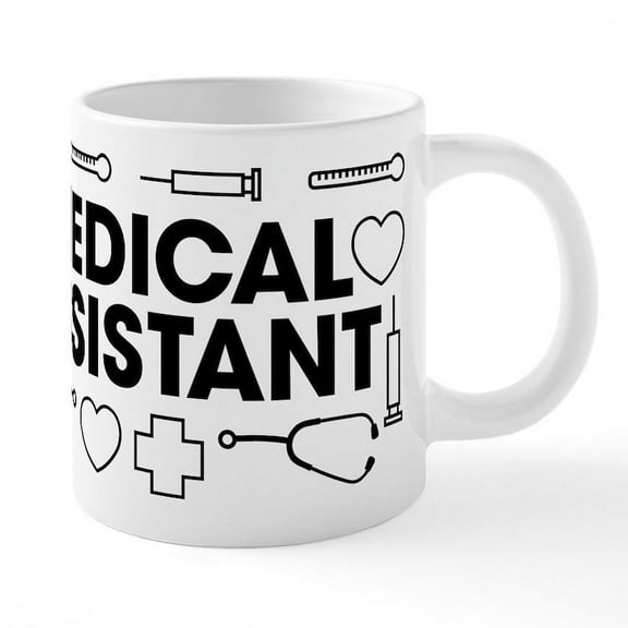 CafePress - Medical Assistant - 20 Oz White Ceramic Mega Mug