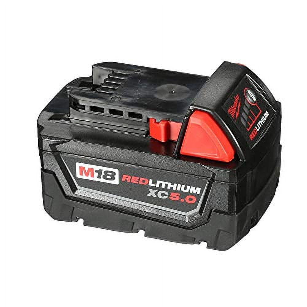 Milwaukee 48-59-1850 M18 REDLITHIUM XC 5.0Ah Battery & Charger Starter Kit