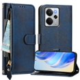 thumbnail image 1 of FOXDOCK Funda Tipo Cartera para Tecno Camon 50 Pro 4G Cuero PU con Cremallera y Correa de Muñeca, Ranuras para Tarjetas, Soporte Plegable, Cierre Magnético, 1 of 5