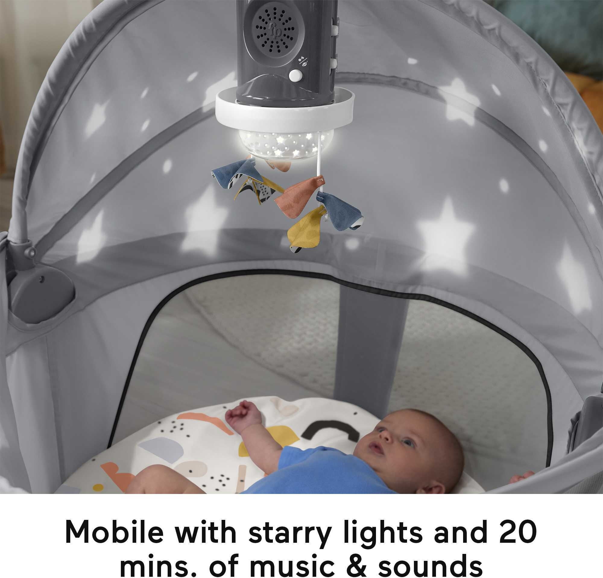 Fisher price deluxe portable top bassinet