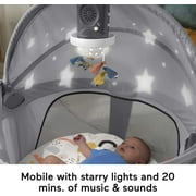 Fisher-Price Deluxe on-the-go Projection Dome Portable Bassinet and Infant Play Space, Unisex
