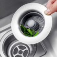 thumbnail image 5 of Kitchen Sink Drain Stopper Strainer, 3-in-1 Pop-Up Sink Strainer with Stainless Steel & ABS for Universal Sinks, 5 of 5