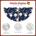 thumbnail image 3 of Xecao Pirate Skulls 1 Pattern Christmas Tree Skirt Holiday Part Decorations for Christmas Tree, Farmhouse Christmas Decor Xmas Holiday Home Party Decorations-48", 3 of 6