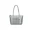Silver, variant on Women's Fiona Small Zip Tote Bag in Signature Canvas (Gray / Silver)