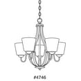 thumbnail image 3 of P4746-09-Progress Lighting-Arden - Chandeliers Light - 5 Light in Farmhouse style - 24.63 Inches wide by 22.25 Inches high-Brushed Nickel Finish, 3 of 3