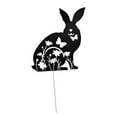 thumbnail image 4 of Rabbit Silhouette Lawn Stakes Party Supplies Simulation Decorative Ornaments Garden Statues for Landscape DIY Project Farm Outdoor, 4 of 8