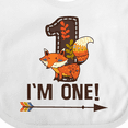 thumbnail image 4 of Inktastic 1st Birthday Fox 1 Year Old Boys or Girls Baby Bib, 4 of 4