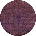 thumbnail image 1 of Ahgly Company Indoor Round Abstract Purple Lily Purple Abstract Area Rugs, 6' Round, 1 of 6