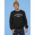 thumbnail image 2 of Lansing Michigan Men Sweatshirt, Male Small, 2 of 4
