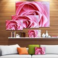 thumbnail image 3 of Pink Flower with Spiral Arrangement - Floral Canvas Art Print, 3 of 4