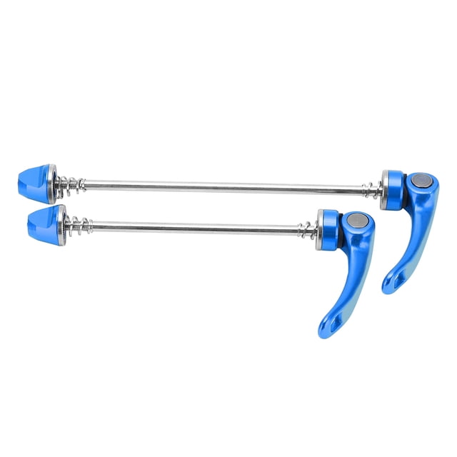 Palanca de cierre rápido de aleación de aluminio para buje trasero de bicicleta de 135 mm, longitud de 100 mm, piezas de ciclismo azules