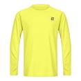 thumbnail image 3 of GrmtClth Men's Sun Block Raglan Crew Neck Long Sleeve Athletic T Shirt, Small Chest Graphic Regular Fit Fishing Running Outdoor Tops Yellow 2XL, 3 of 7