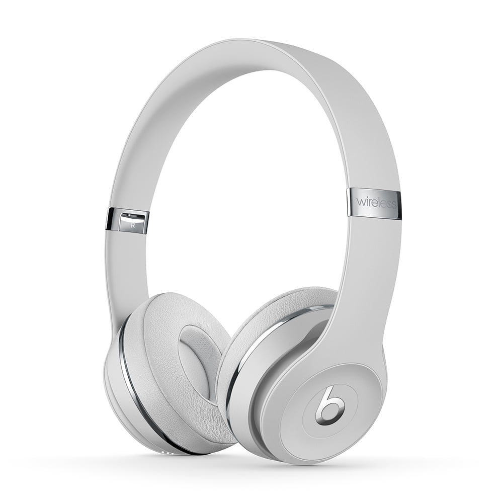 Beats Solo3 Wireless On-Ear Headphones with Apple W1 Headphone Chip, Satin  Silver, MX452LL/A