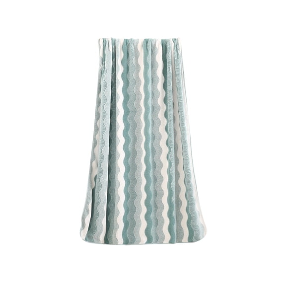 Hvmvliv Hand Towels For Bathroom Striped Cotton Towel Thick & Soft, Super Absorbent & Quick-Drying, Durable After Multiple Washes, Multipurpose for Bathroom, Gym, Beach and Camping Green