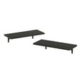 thumbnail image 3 of Furinno Rossi 18-Inch Wall Mounted Floating Display Shelves, Espresso, Set of 2, 3 of 6