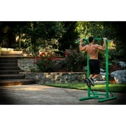 Stamina Products Outdoor Fitness Strength Training Power Tower, Green