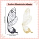 thumbnail image 2 of 40 hojas de papel de regalo con mariposas, impermeable, para ramos de flores, paquete grande de OPP transparente., 2 of 7