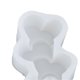 thumbnail image 3 of Candle Molds Silicone Easy Demoulding Food Grade Silicone DIY Chocolate Cake Mould for DIY Crafts Home DecorationLove Heart, 3 of 4