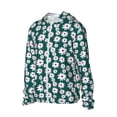 thumbnail image 2 of Balery Daisies Flowers Men's Women's UPF 50+ Sun Protection Lightweight Hoodie Performance Long Sleeve Shirt for Fishing Running-Small, 2 of 9
