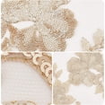 thumbnail image 5 of 2Pairs Embroidery Sequin Lace Applique Sewing Flower Fabric Collar Patch, 5 of 9