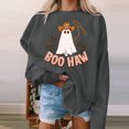 thumbnail image 1 of ICHUANYI Clearance Women's Casual Round-Neck Print Long Sleeve Pullover Blouse T-shirt Tops ICHUANYI "ICHUANYI", 1 of 5