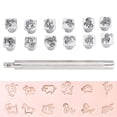 thumbnail image 4 of Stamping Punch Tool, Durable Stamping Punch Tool Kit, 12Pcs Practical Gift for Craft Lovers, 4 of 8