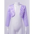 thumbnail image 7 of DPOIS Kids Girls Open Front Beaded Wedding Flower Shurg Bolero Cardigan Princess Dress Coat, 7 of 7