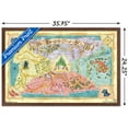 thumbnail image 3 of The Wizard Of Oz - Map Wall Poster, 22.375" x 34", Framed, 3 of 6