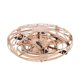 thumbnail image 1 of Quadcopter Drone de levitación por inducción operado a mano, juguete volador con luz LED para interiores y exteriores, dorado sidaley EL2091-03B, 1 of 2