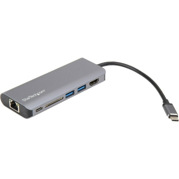 StarTech USB C Multiport Adapter w/ HDMI, SD Reader with 2xA 1xC PD 3.0 - Dock