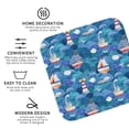 thumbnail image 3 of Kdxio Watercolor Ships Funny Coasters,4 Pcs Leather Coasters,Housewarming Gifts,Protect Furniture from Water Marks Scratch and Damage, 3 of 6