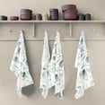 thumbnail image 5 of Coolnut Leave Branches Kitchen Dish Towel Set of 4, Soft Absorbent Drying Dishcloths Dish Towels with Hanging Loop for Kitchen Bathroom Bar Home Decor, 28 x 18 Inch Washcloth Gift, 5 of 7